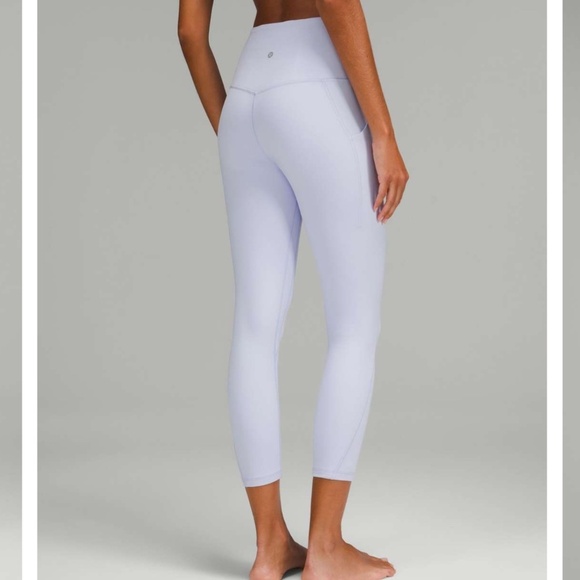 lululemon athletica Pants - Lululemon Align High-Rise Crop Leggings Tights with Pockets 23” 6